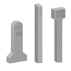 Concrete Marker, Hydrant Indicator & Posts