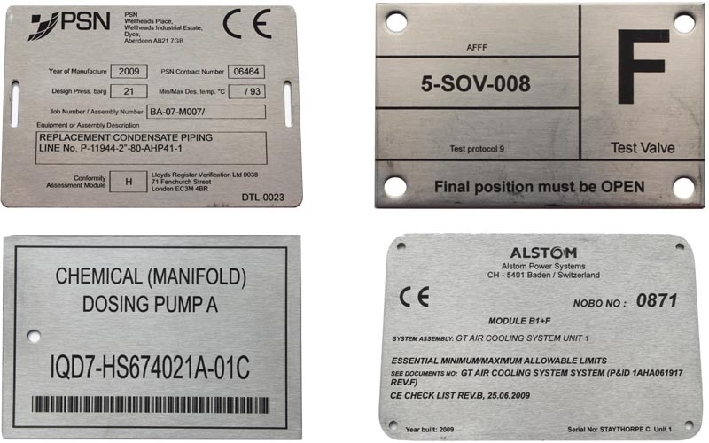 DOT Bespoke Engraved Labels & Signs