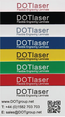 DOTlaser Flexible Engraving Laminate